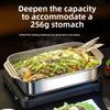 With Lid Grilled Fish Platter Non Stick Outdoor BBQ Grill Pan Durable Food Serving Pan  Oven Safe