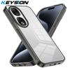KEYSION Прозрачный чехол для HONOR 90 5G 90 Lite 5G Мягкий ТПУ+ПК Противоскользящий HD Прозрачный Ударопрочный Чехол для телефона для Huawei Honor X7b