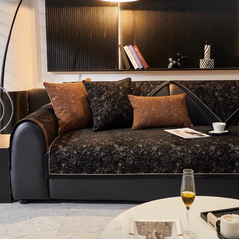 Подушка для дивана Chenier, Универсальная для всех сезонов, Нескользящая и грязеотталкивающая подушка для сиденья Новый чехол для дивана, Защита от царапин кошек, Тканевое полотенце-чехол