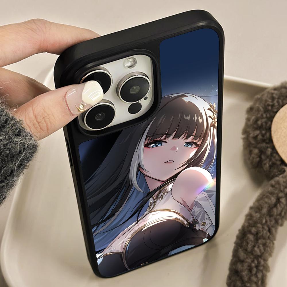 Чехол для телефона Wuthering Waves Baizhi для iPhone 17 16 15 14 13 12 11 Air Pro Max Plus Матовая поверхность