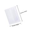 Portable Transparent File Box A4 Document Holder Multi-Function Office Paper Organizer Document Storage Case Desktop File Sorter