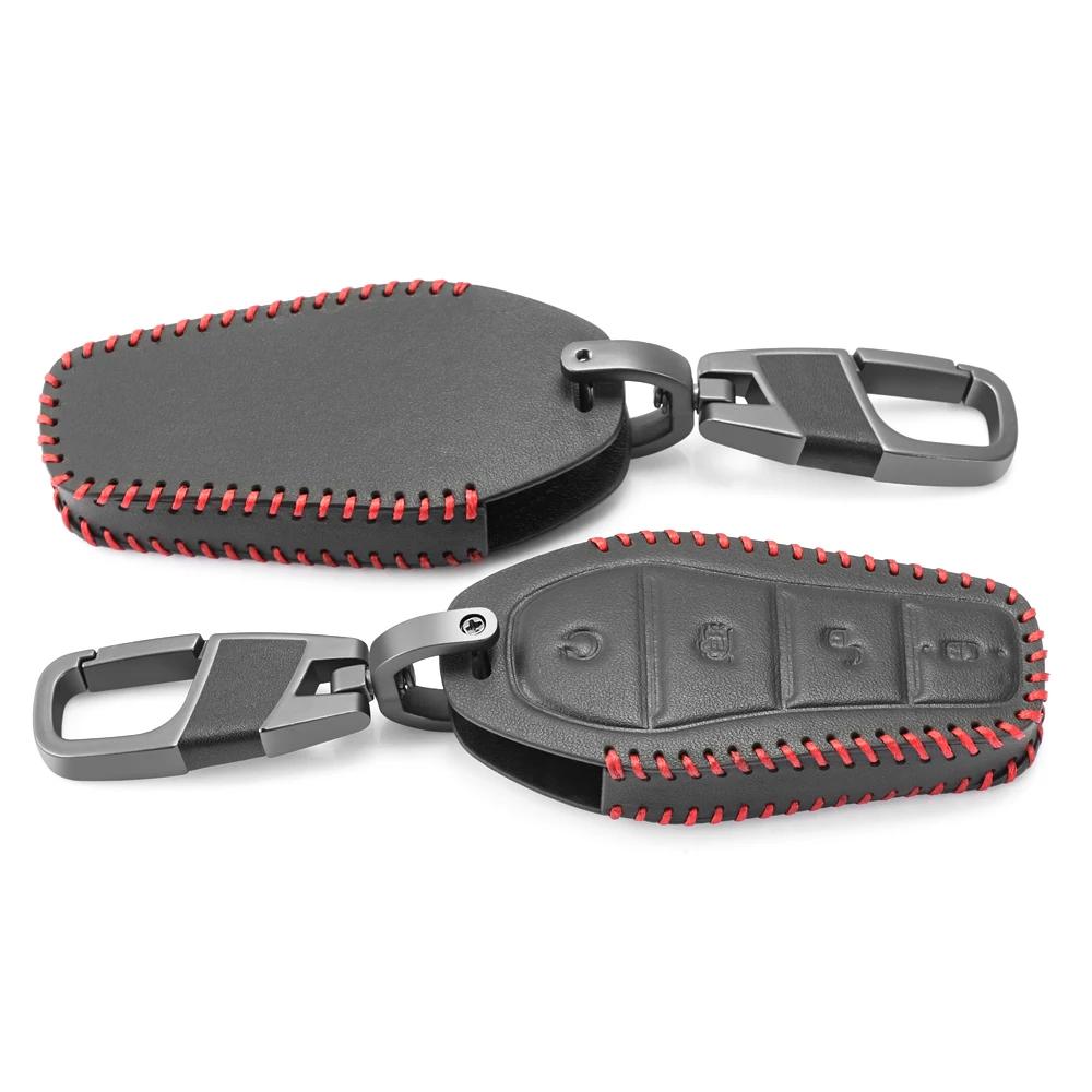 Чехол для автомобильного ключа, чехол для смарт-ключа для BYD Atto 3 Han EV Dolphin, 4 кнопки, сумка для ключей, автомобильные аксессуары, брелок, чехлы для ключей