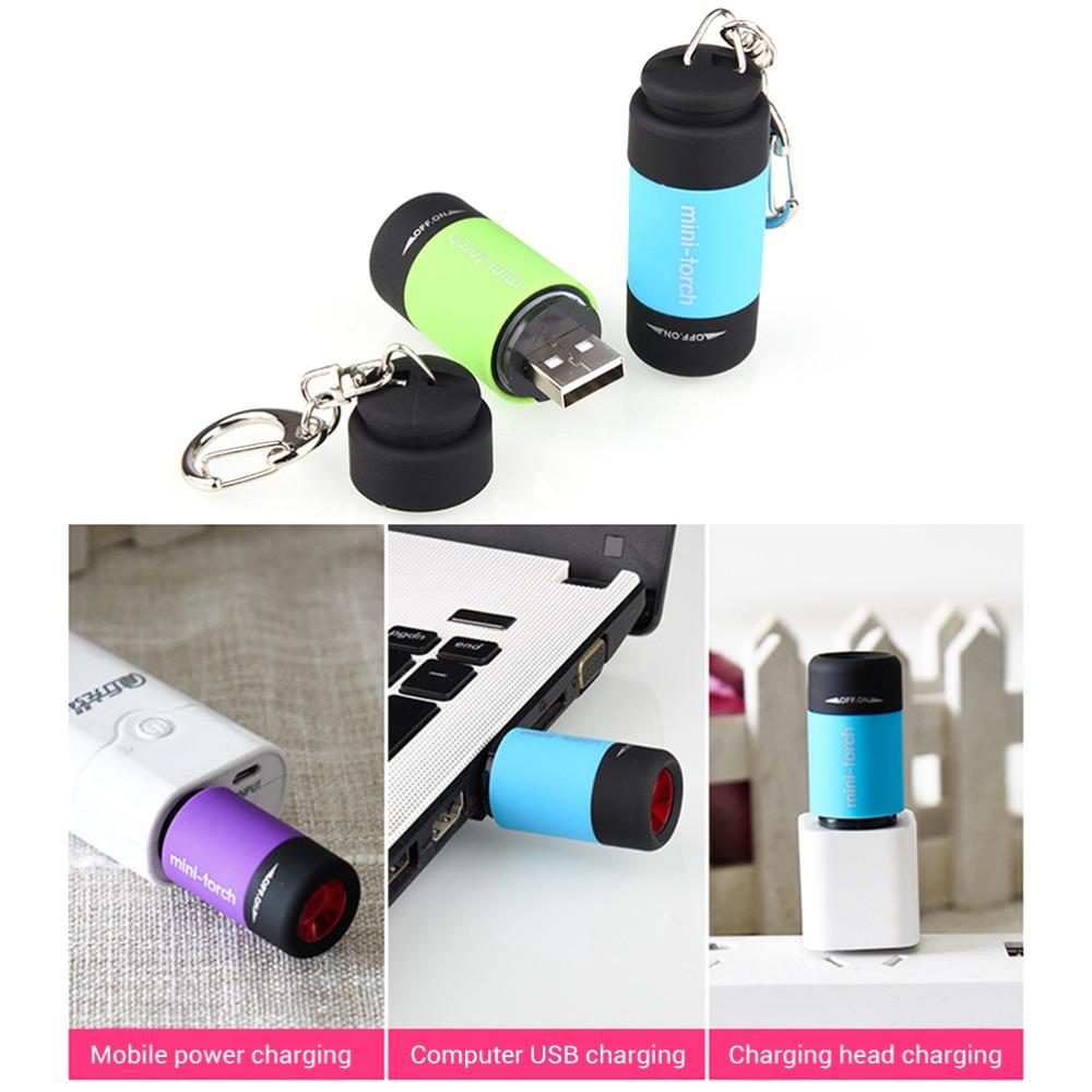 USB Rechargeable LED Flashlight Super Bright Mini Flashlight Stable Output Pocket Torch Outdoor