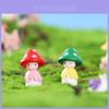 Красочная фигурка гриба из смолы для создания сказочных садов и суккулентных террариумов своими руками