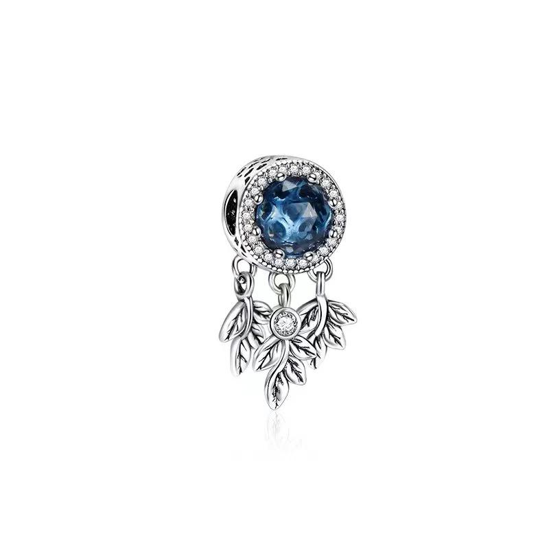 Шармы-перья из серебра 925 пробы, Бусины, Ловцы снов, Счастливые подвески для браслетов, ожерелий своими руками, Женские украшения, Подарки