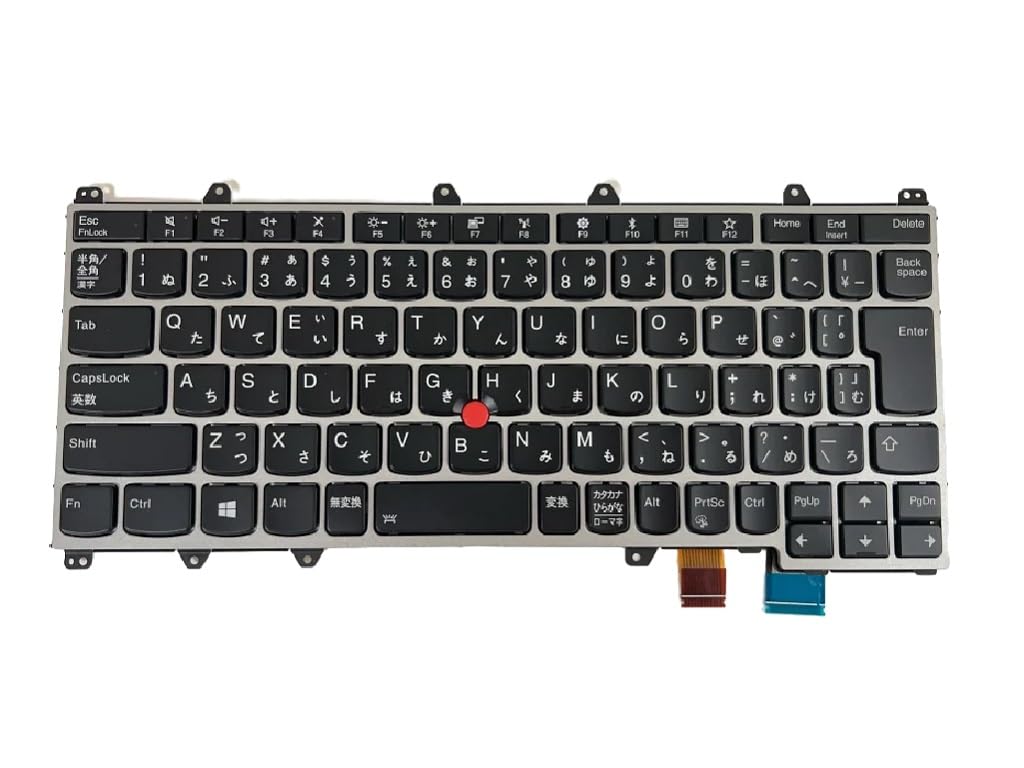 Laptopdiyparts (Replacement) SN20L82158 01AV702 Compatible with Lenovo ThinkPad X380, Yoga/Yoga 260, 370, Japanese Keyboard with Backlight