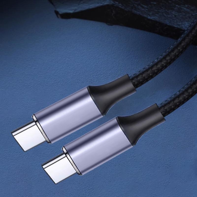 Кабель для зарядки USB C - USB C 100 Вт, кабель для зарядки Type C, кабель для быстрой зарядки, передача данных 480 Мбит/с для телефона, планшета