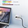 90 градусов Emarker Chip QC4.0 Double Elbow PD 100 Вт Type C кабель для быстрой зарядки USB-C шнур передачи данных