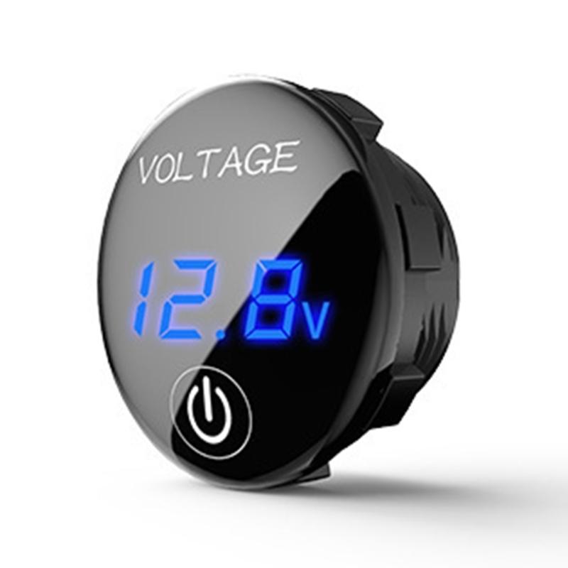 DC12V 24V Вольтметр Светодиодный Цифровой Дисплей Индикатор Напряжения Для Модификации Электросистемы Автомобиля