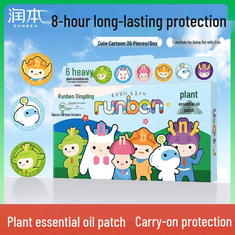 Runben Комбинированный набор пластырей с эфирными маслами