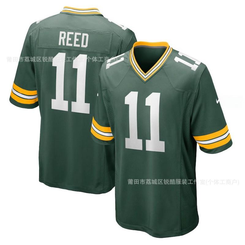 Mens NFL Micah Parsons Green Jersey Rugby Football Fan Apparel Premium Breathable Athletic Top