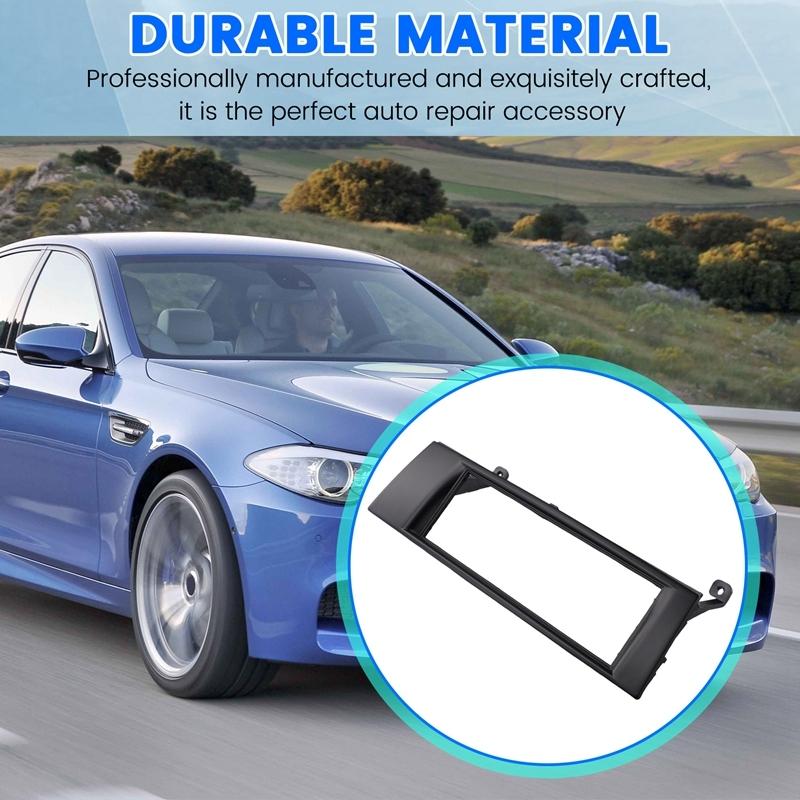 Single Din Car Fascia Radio Panel For BMW 1 Series (E87/81/82/88) 2004-2014 Dash Kit tall Plate Bezel Adapter LHD