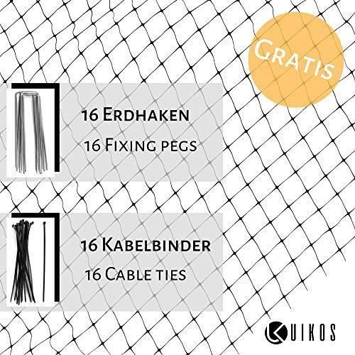 Uikos Filet de Protection pour Bassin de Jardin (4 x 10 m)