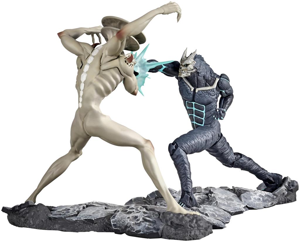 Kaiyodo Anime Kaiju 8 Kaiju 9 масштаб ПВХ окрашенная готовая фигурка "Kaiju No. 8" Нет. против. нет. 1/18