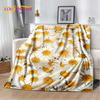 Dream Daisy Nordic Sun Flowers Blanket,Soft Throw Blanket for Home Bedroom Bed Sofa Picnic Travel Office Rest Cover Blanket Kids