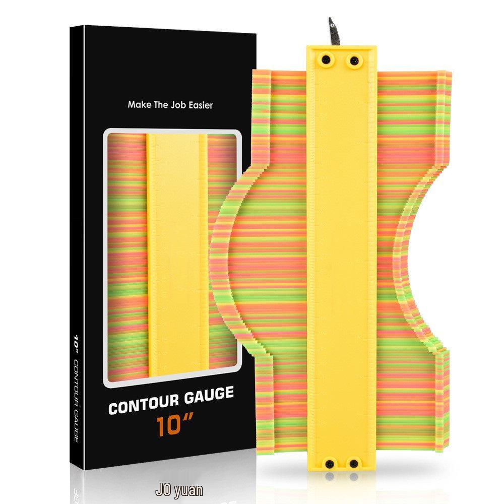 Блокируемый контурный шаблон: Неправильная дуговая линейка для деревообработки и измерений