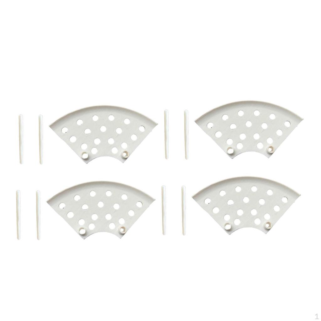 Набор из 4 подставок для клубники для садовой посадки с водонепроницаемыми колышками