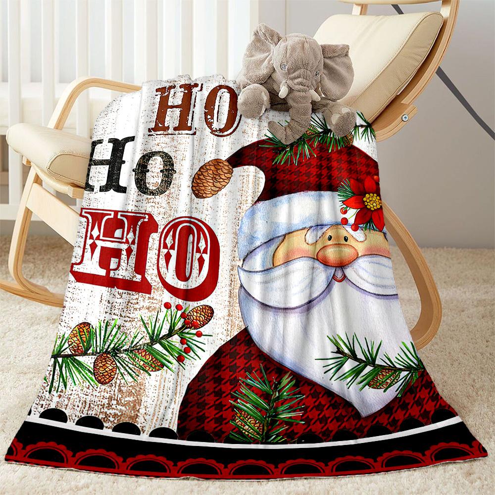 Christmas 202 Blanket Warmthful Decor Great for Sofa Chair Office Chair Four Seasons Multipurpose Modern Gift for Travel Home Birthdays