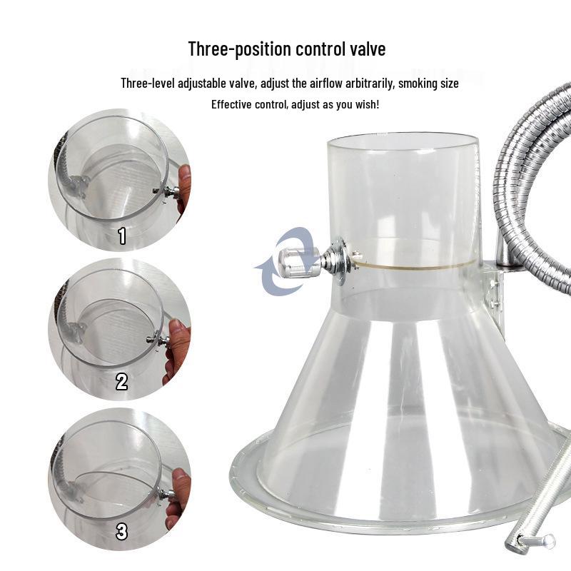 Паяльный вытяжной колпак Соединитель раструба для удаления дыма - Доступен в размерах 2,5, 3 и 4 дюйма