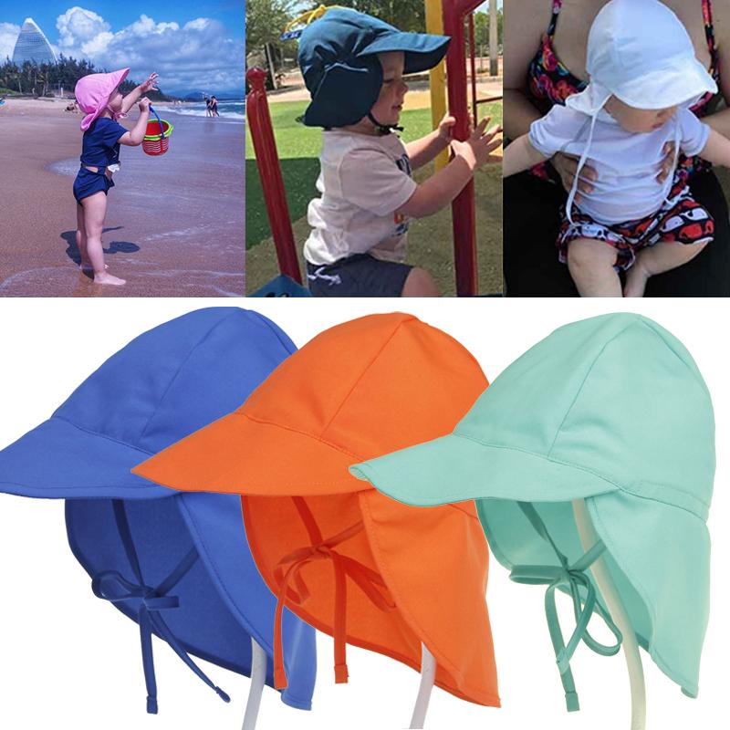 1PC Children's Sunscreen Visor Hat Travel Beach Headwear Summer Breathable Mesh Quick-drying Cap Outdoors Baby