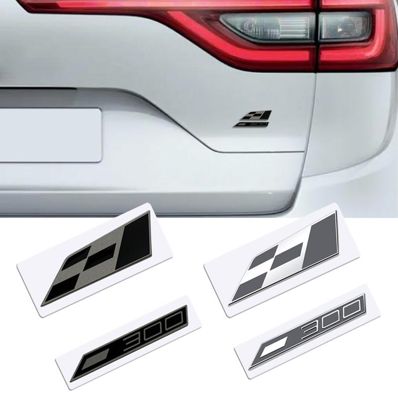 hbzh3 Metal 3D Race Flag Front Grille Sticker Car Rear Trunk Body Emblem Badge for Seat Leon 300 Altea Ibiza Toledo Cordoba cupra