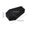 Coffin Shape Jewelry Display Box Portable Jewelry Organizer Box Necklace Earring Display Case Rings Holder Trinket Box