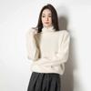 New Autumn/Winter High-Neck Sweater with Fur-Trimmed Brushed Alashan Cashmere