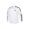Striped Track Jacket With Logo Men Jackets White H14635
