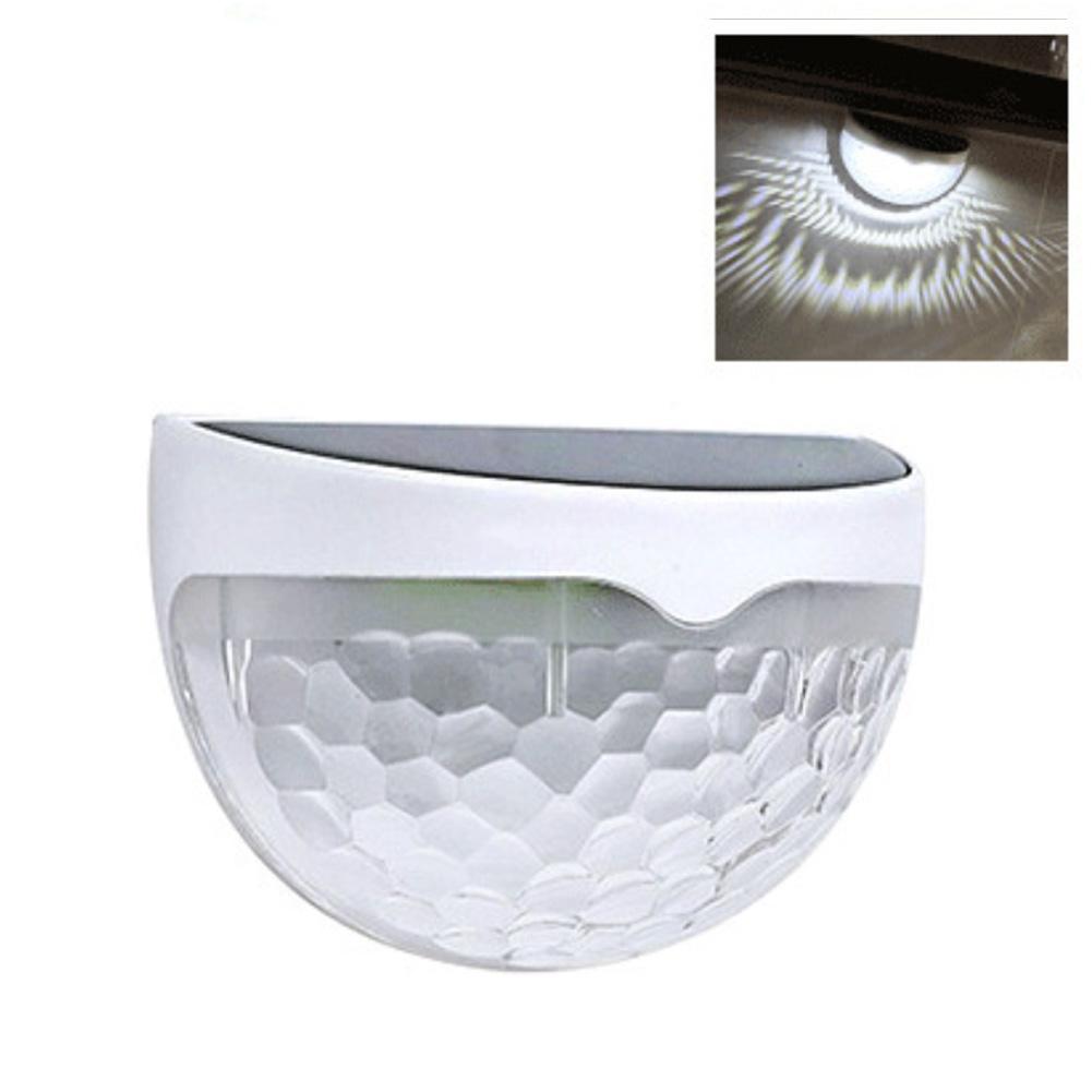 6 цветов солнечного света наружное освещение, центральное управление, индукционное украшение двора, солнечный настенный светильник, полукруглый светильник для лестницы