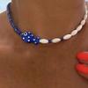 Jewelry Fish Pendant Necklace Bohemia Beads Chain Choker Trendy Mini Fish Necklace  Summer