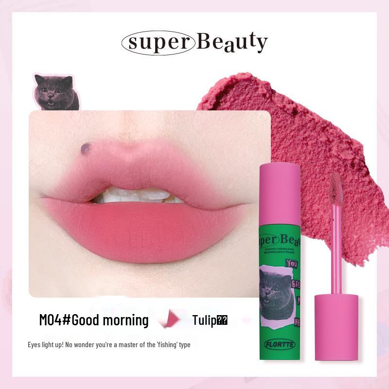 FLORTTE/Flower Knows Lilia Pudding Lip Cream: Matte, Transfer-Resistant Lip Glaze