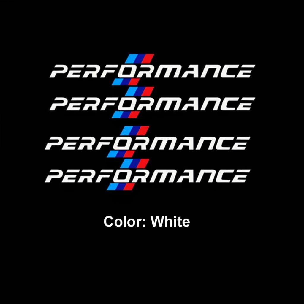 4Pcs M Performance Side Door Handle Decor Stickers Car Styling Vinyl Decals For BMW F10 F20 F30 E90 E60 E46 E39 X3 X5 G30 Models EJ3