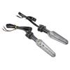2 Pcs 12V Motorcycle Turn Signal Lights Amber LED Indicator Lamp for YZF R15 R25 R3 R6S R1 R7 R9