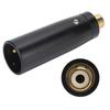 Адаптер RCA Female to XLR Male, позолоченный, для микрофона микшера, черный