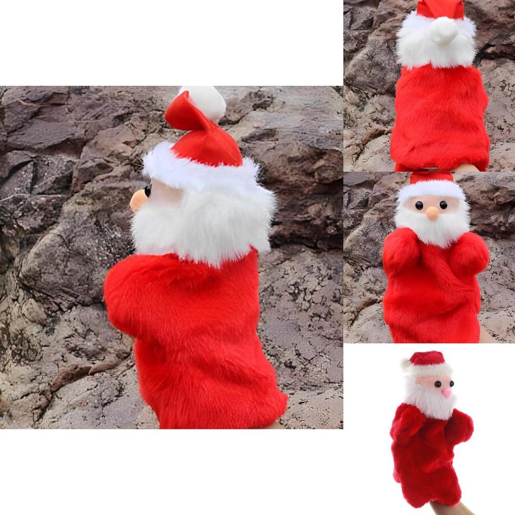 Christmas Santa Claus Hand Puppet Plush Toy Perfect Gift For Toddlers And Kids