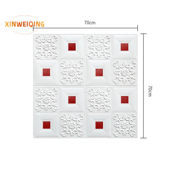 3D декоративная панель для настенной плитки, текстурированная самоклеящаяся пенопластовая наклейка на стену, кухонный фартук для ванной комнаты