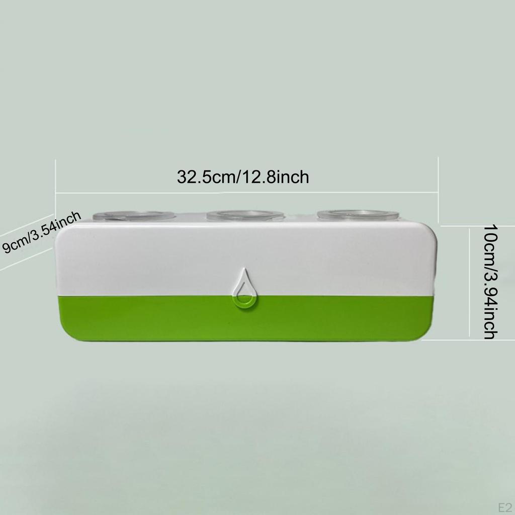 Самопоглощающий водонепроницаемый посадочный горшок DIY гидропонный комплект Компактный настольный бонсай украшение