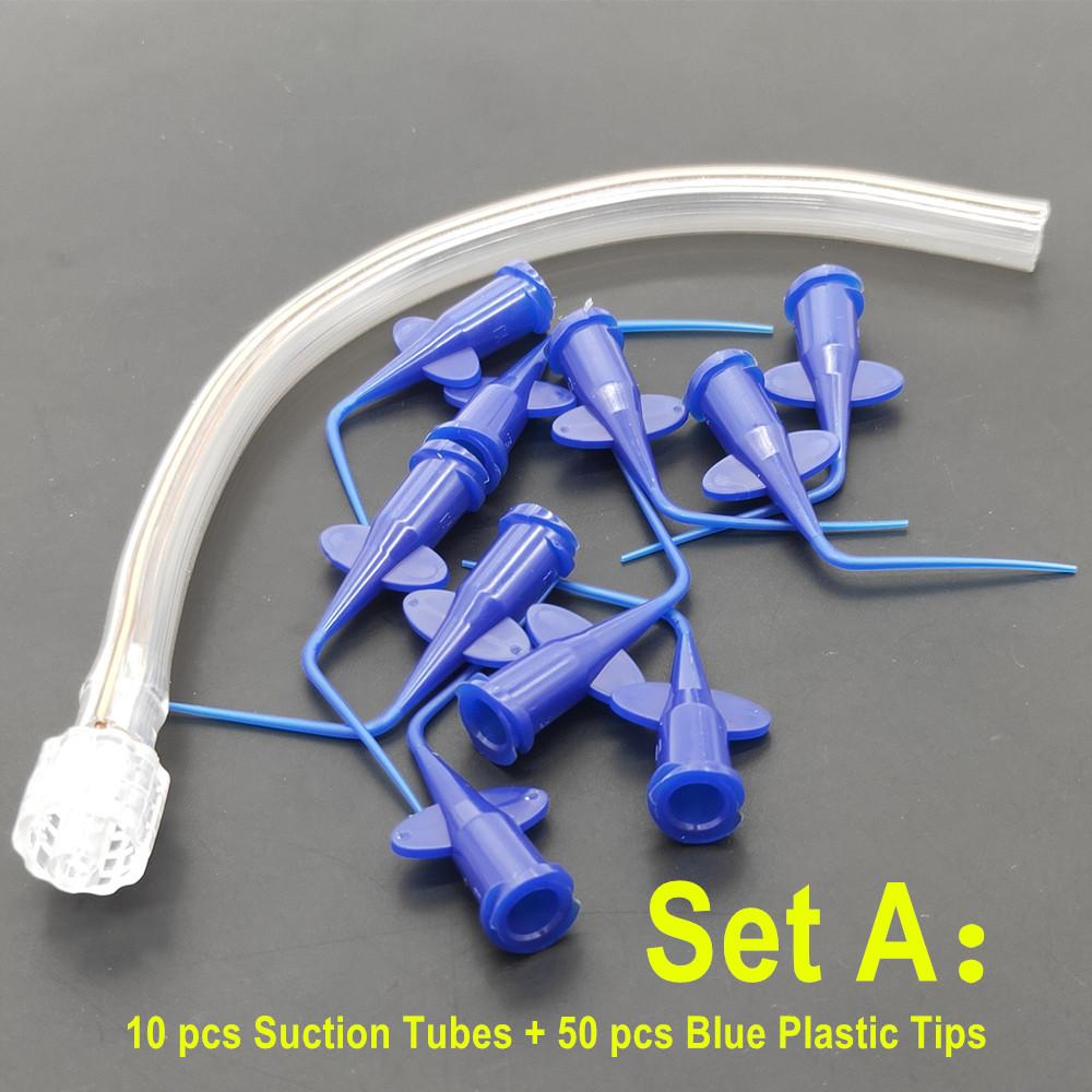 Dental Suction Tube Suction Pipe Drying Set for Accurate Suction Finalize with Washing Endo Irrigation Needle Tip Material
