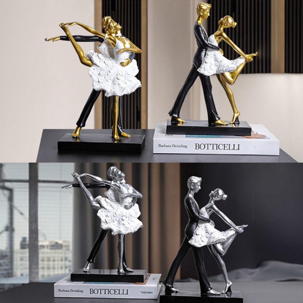 Abstract Dancer Statue Resin Miniatures Figurine Sculpture  Wine Cabinet Entrances