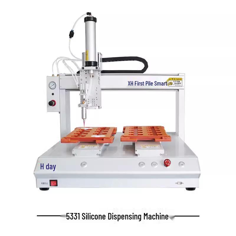 Fully Automatic Glue Dispensing Machine with UV, Silicone, Hot Melt, and AB Glue Capabilities – Single/Double Station, Three-Axis Precision.