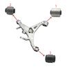 Rear lower control arm rubber sleeve and rear lower suspension liner are suitable for Jaguar XF X250 XJ X350  XK X150   S-TYPE