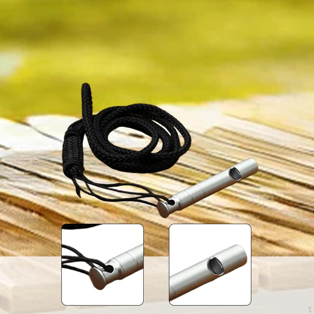 Emergency Whistle, Security Whistle with Lanyard, Survival, Hiking, Camping Gear