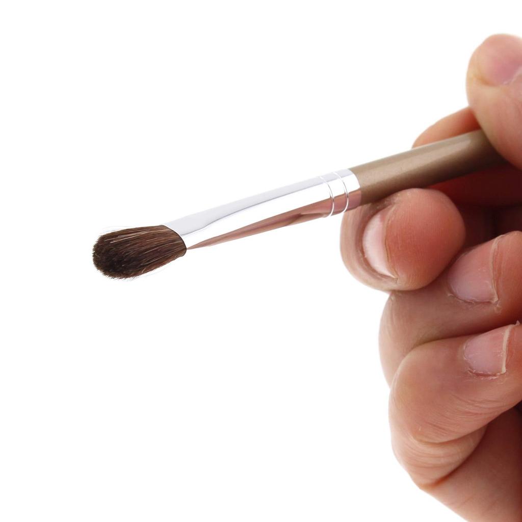 Кисть для теней Shishida Seishindo Натуральный ворс Сделано в Японии Золотая кисть для макияжа x 1 100% YM-904 0,61×12см (Приблизительная длина волос. 1.1cm)