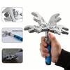 180 Degree Telescopic Shaking Head Wrench Flexible Folding Spanner Torque Wrench  Repair Tools