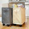 Slim Laundry Basket with Wheels Large Capacity Strong Load-bearing Foldable Design Laundry Hamper Dirty Clothes Basket