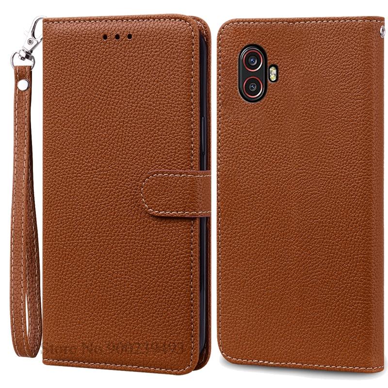 Чехол-кошелек для Samsung Galaxy Xcover 6 Pro, чехол SM-G736B, кожаный флип-чехол для Samsung Xcover 6 Pro, чехол, Fundas