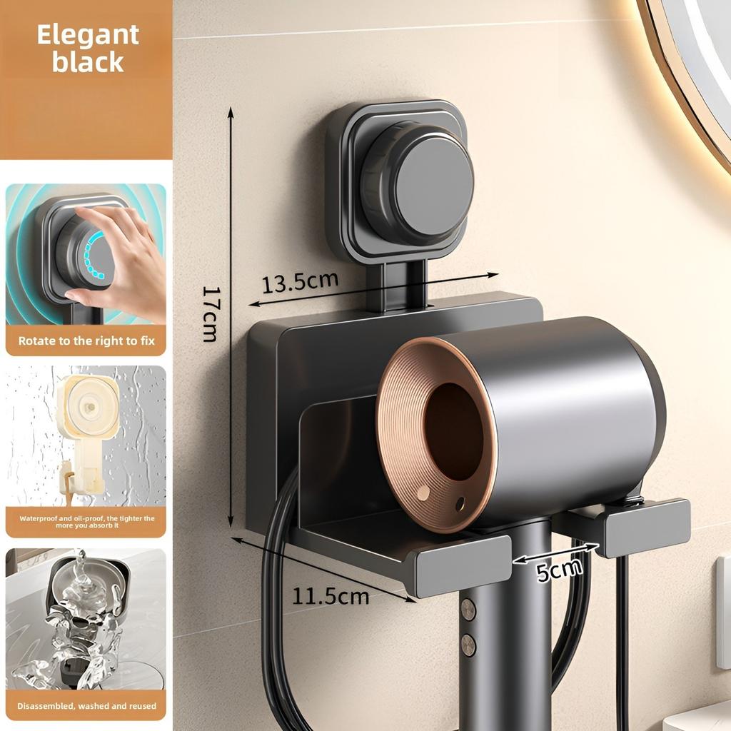 1 шт. Полка-держатель для фена, аксессуары для ванной комнаты, держатель для фена, настенная подставка для сушки, подставка для выпрямителя, органайзер для фена, коробка