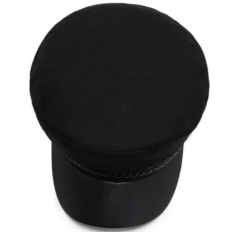 Модные зимние осенние береты, кепки, свободные береты с облачным верхом, восьмиугольные береты, шерстяная кепка-газетчик, женская кепка с полями, декор для улицы