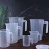 Multi Size Large-capacity Graduated Measuring Cup Plastic Water Jug Scale Cup with Lid Transparent Water Container Kitchen