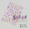 Nail Art Stickers Spring And Summer Gilt Gold-plated Monet Garden Small Dried Flowers Small Floral Back Glue Nail Stickers